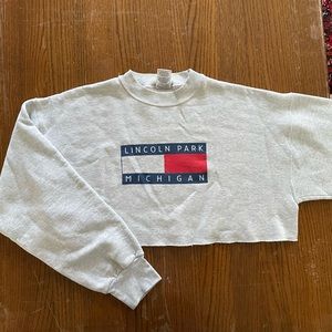 Vintage sweatshirt, cropped